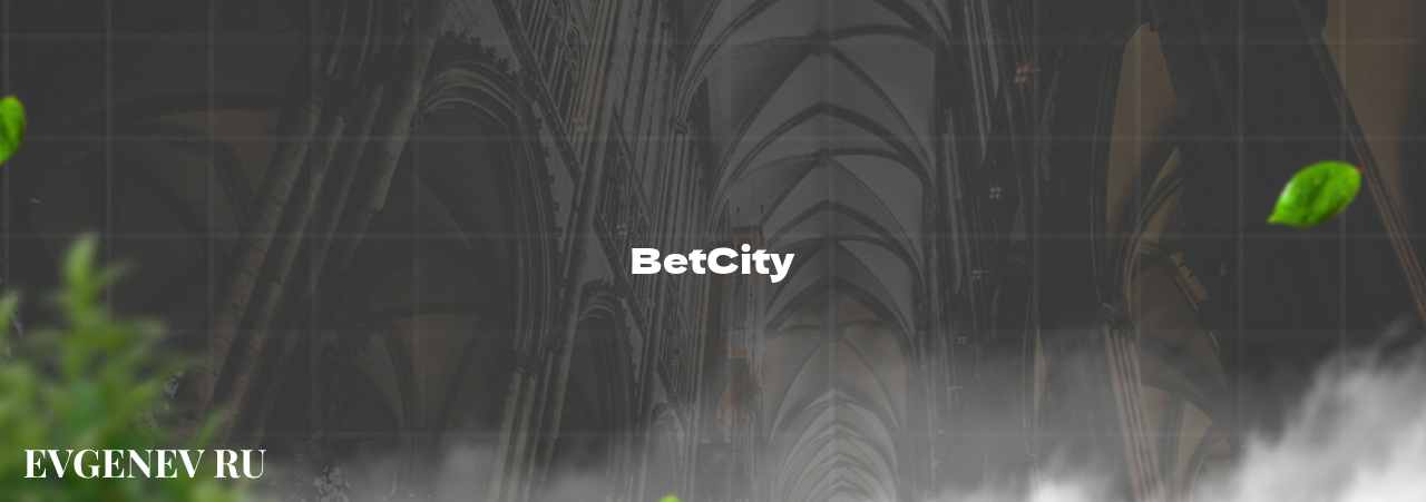 BetCity - узнайте о бк на сайте Evgenev.RU