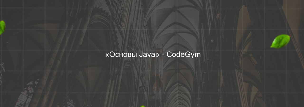  «Основы Java» - CodeGym на сайте Evgenev.RU