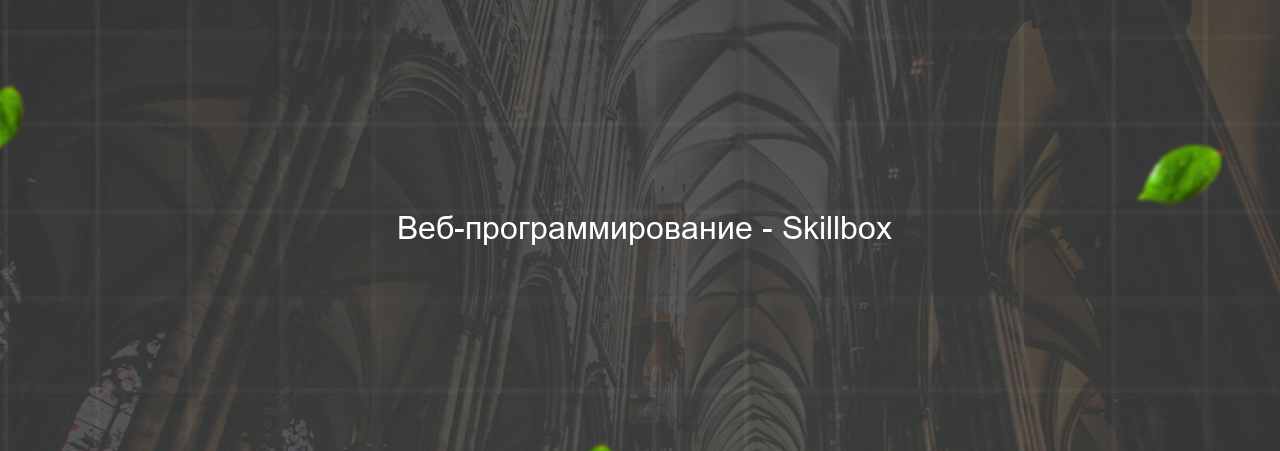  Веб-программирование - Skillbox на сайте Evgenev.RU