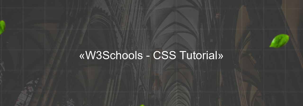 «W3Schools - CSS Tutorial» на сайте Evgenev.RU