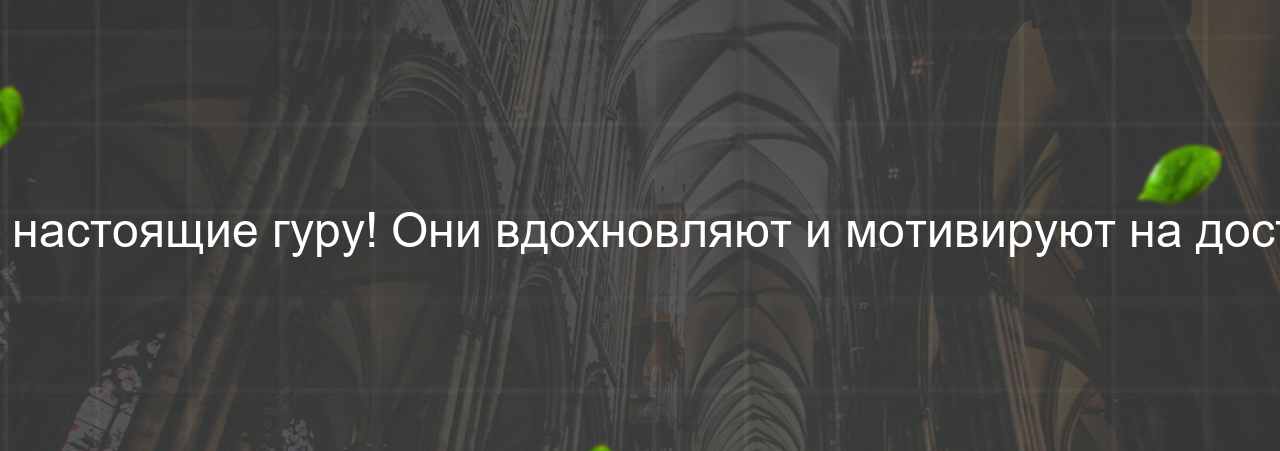 Наставники на курсе - настоящие гуру! Они вдохновляют и мотивируют на достижение новых высот. на сайте Evgenev.RU