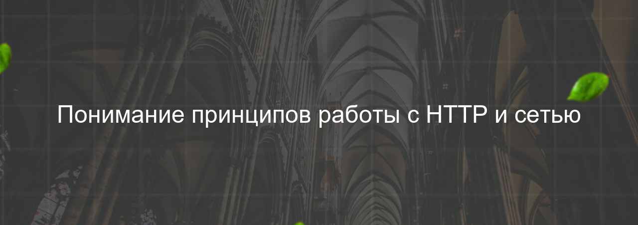 Понимание принципов работы с HTTP и сетью на сайте Evgenev.RU