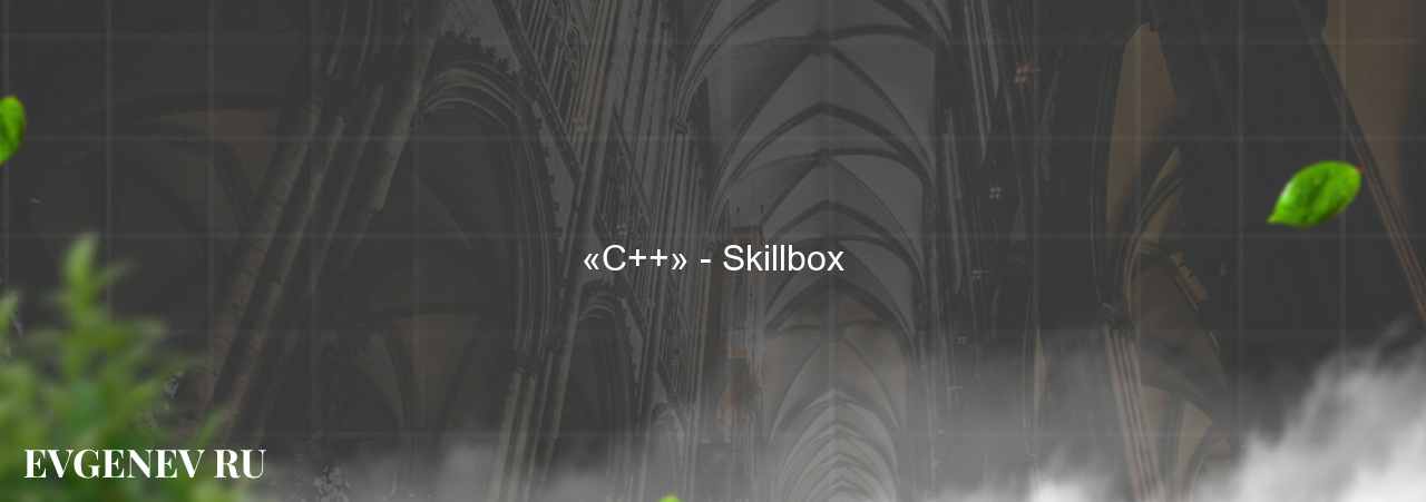 «C++» - Skillbox на сайте Evgenev.RU